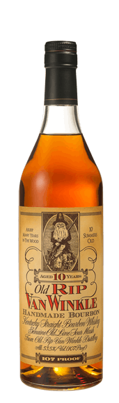 Old Rip Van Winkle Distillery Handmade 107 Proof Bourbon 10 year old