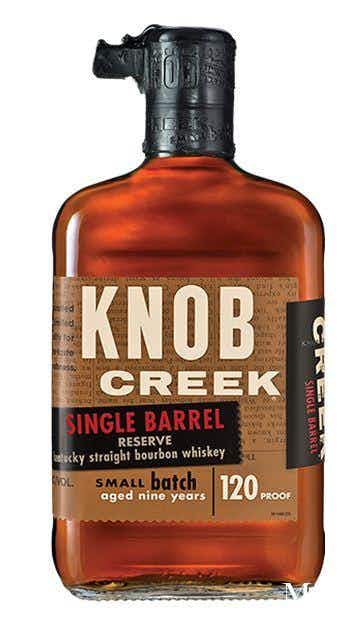 Knob Creek Single Barrel Reserve Kentucky Straight Bourbon Whiskey 9 year old