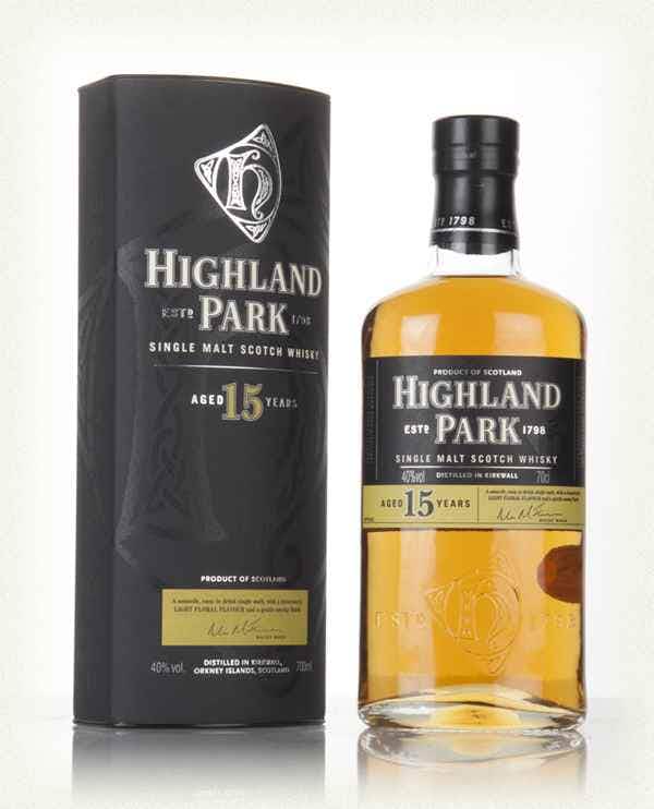 Highland Park Single Malt Scotch Whisky 15 year old