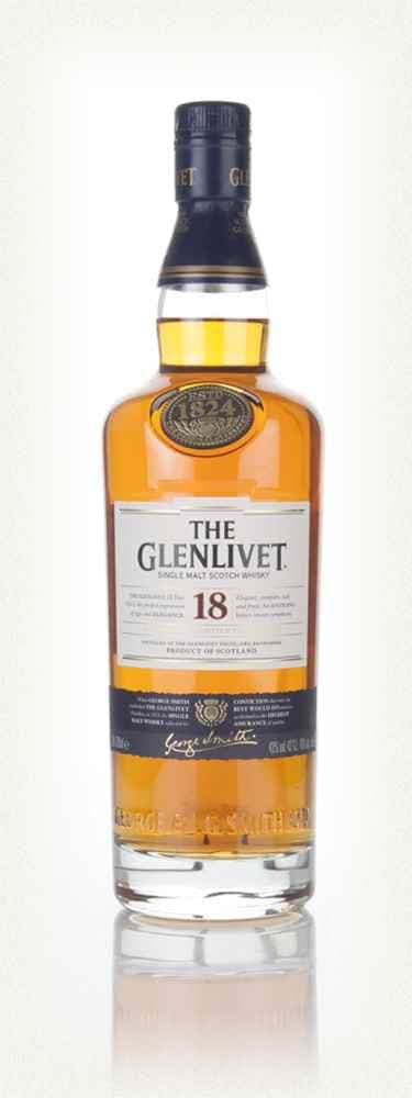 The Glenlivet Single Malt Scotch Whisky 18 year old
