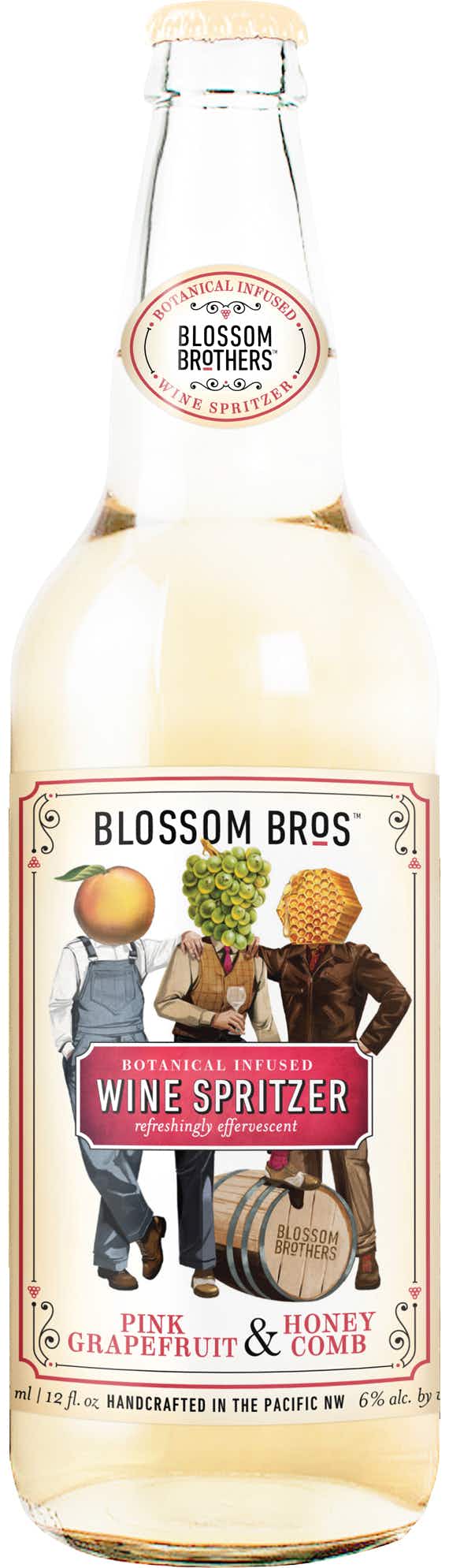 Blossom Brothers Pink Grapefruit & Honeycomb 4 pack 12oz