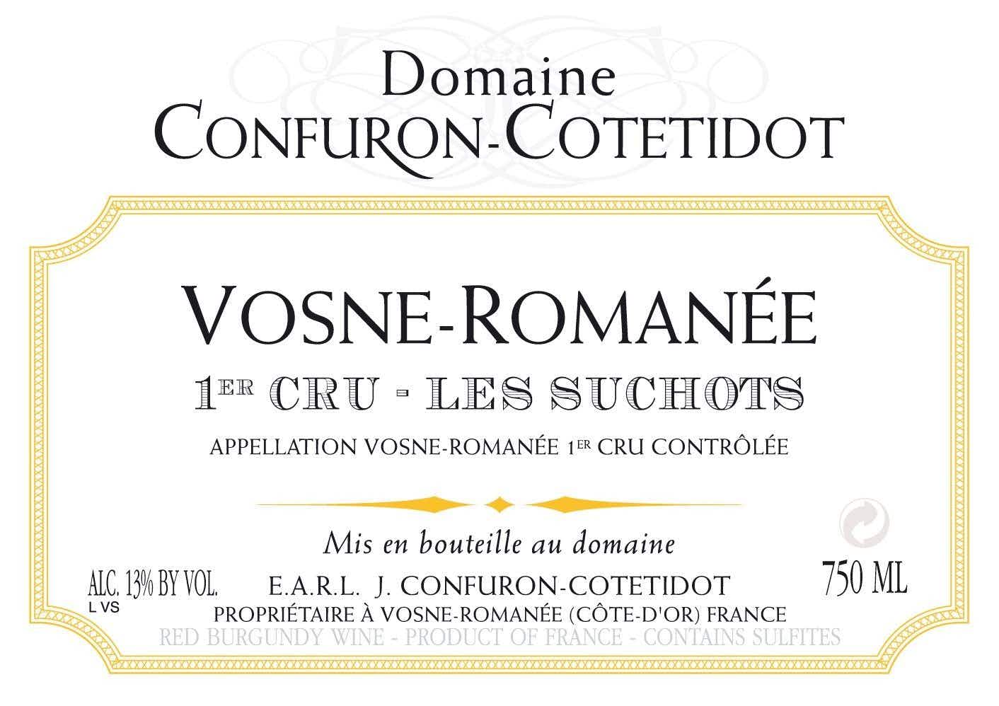Domaine Confuron-Cotetidot Vosne-Romanée Les Suchots 2014