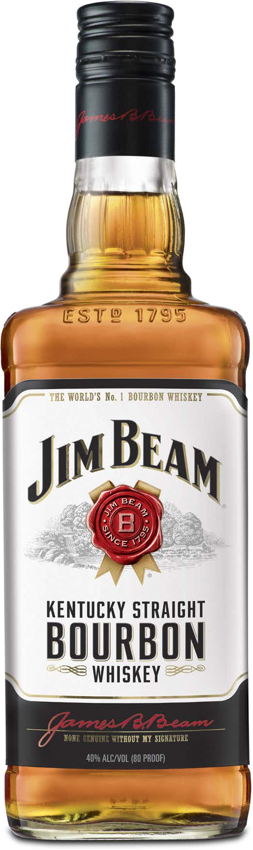 Jim Beam Kentucky Straight Bourbon Whiskey 4 year old PET Bottle