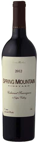 Spring Mountain Vineyard Cabernet Sauvignon 2012
