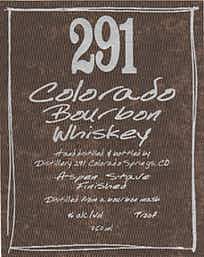 Distillery 291 Colorado Bourbon Whiskey Argo Spicy