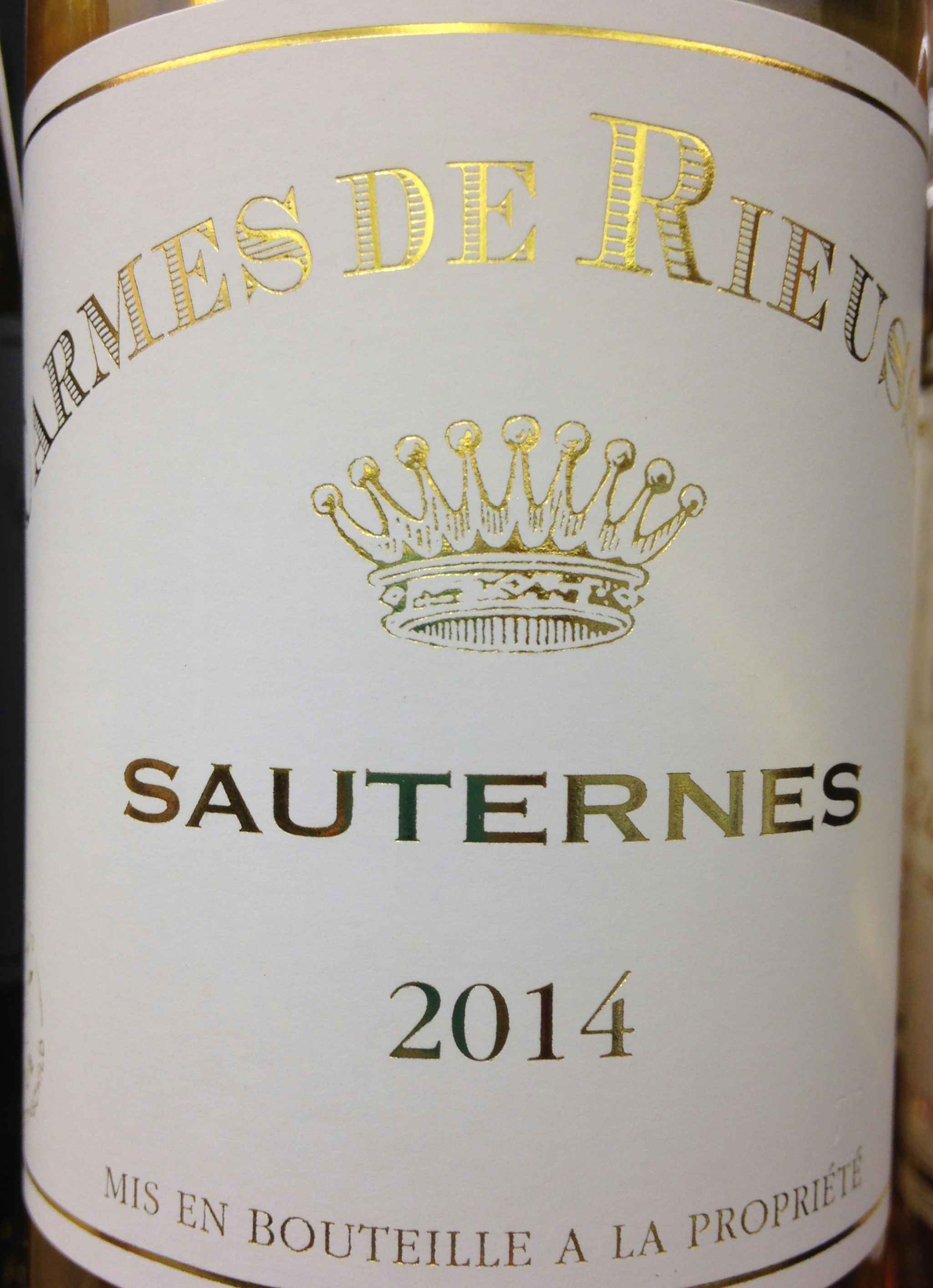 Chateau Rieussec Carmes de Rieussec 2013
