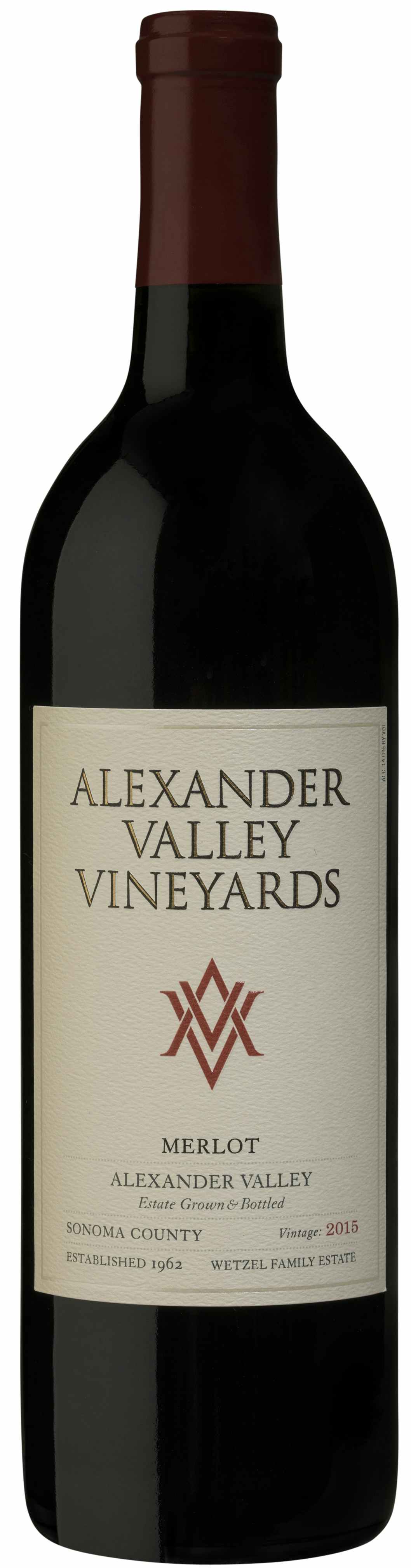 Alexander Valley Vineyards Estate Merlot 2015