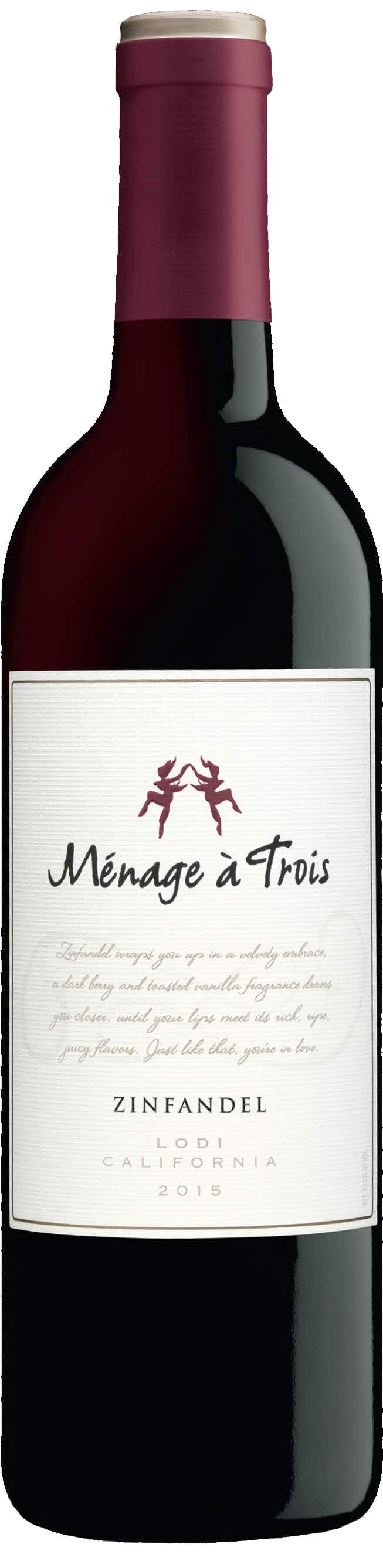 Ménage à Trois Zinfandel 2015