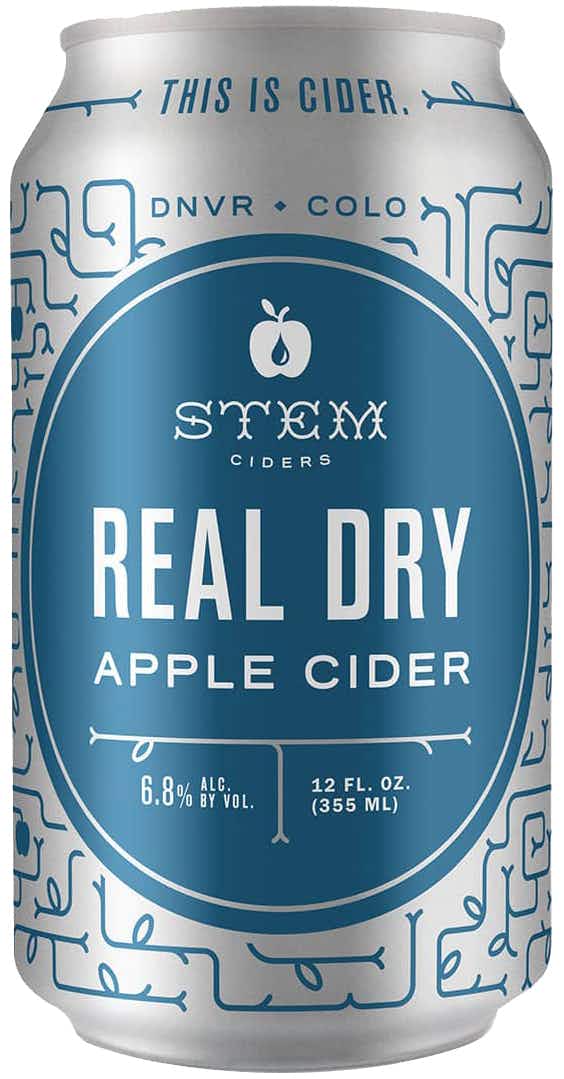 Stem Ciders Real Dry Apple Cider 4 pack 12oz Can