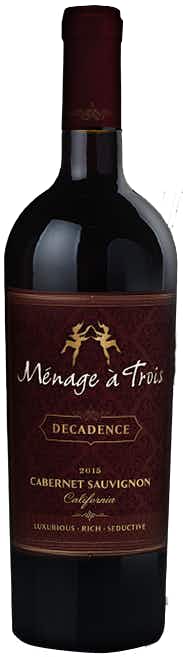 Ménage à Trois Decadence Cabernet Sauvignon 2015