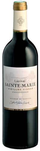 Chateau Sainte Marie Bordeaux Supérieur Vieilles Vignes 2015