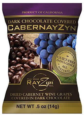 The Wine RayZyn Company CabernayZyns Dark Chocolate Covered Cabernet Grapes ½ oz