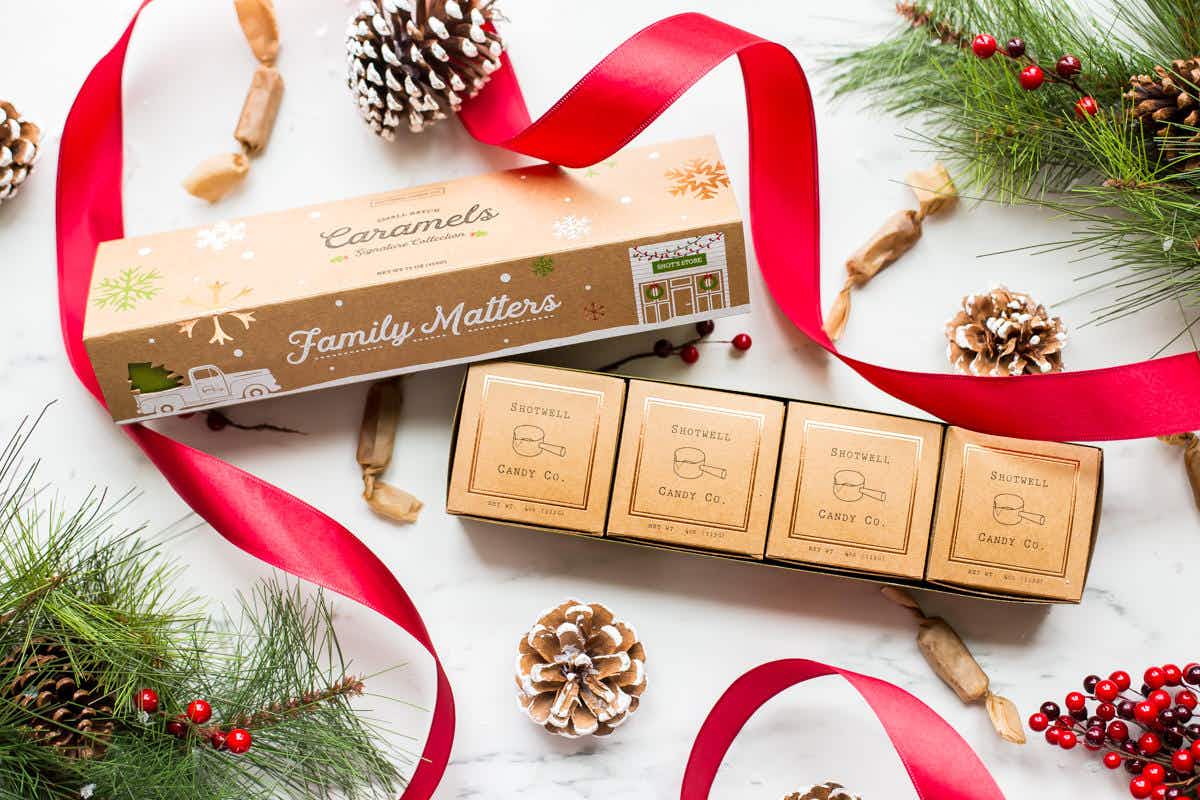 Shotwell Candy Co. Old Fashioned Cocktail Caramels Holiday Sampler