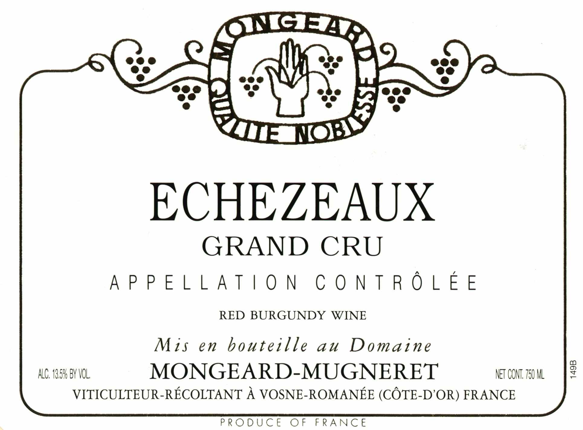 Domaine Mongeard Mugneret Echezeaux 2015