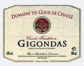 Domaine du Gour de Chaule Gigondas Cuvée Tradition 2014
