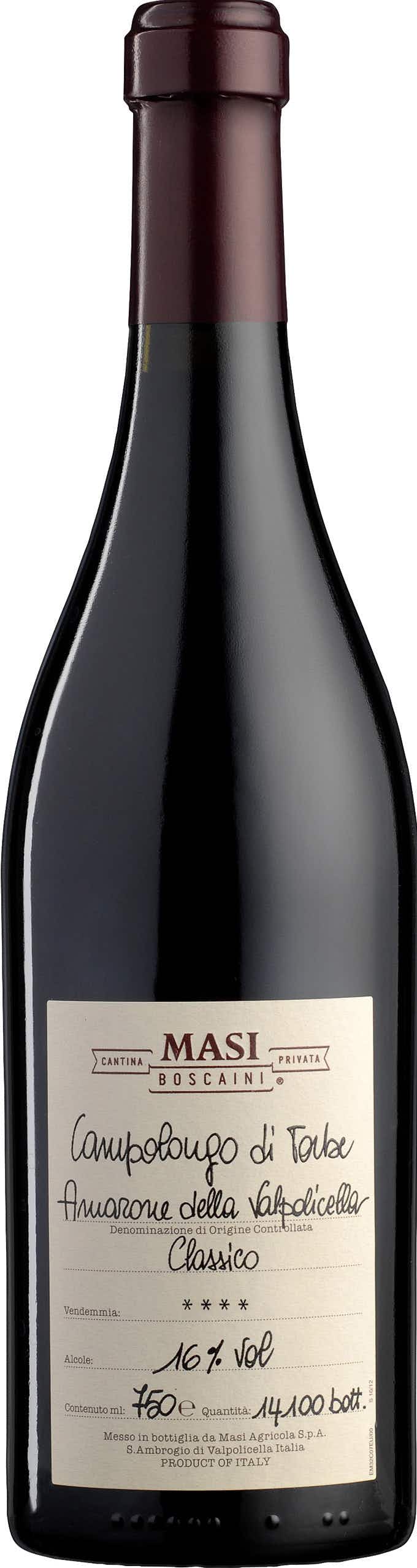Masi Amarone della Valpolicella Classico Campolongo di Torbe 2009