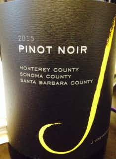 J Vineyards & Winery J Pinot Noir Multi AVA 2015 750ML 2016