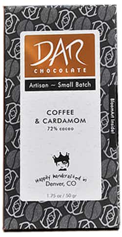 Dar Chocolate Coffee & Cardamom 1.75oz