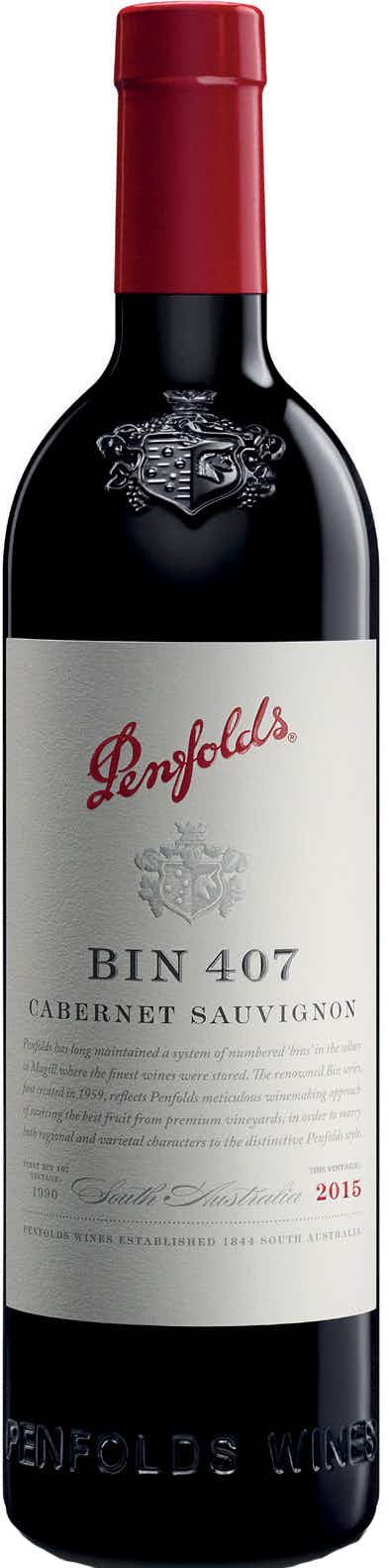 Penfolds Bin 407 Cabernet Sauvignon 2015