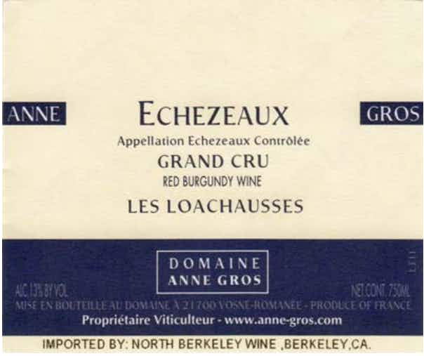 Domaine Anne Gros Echezeaux Les Loachausses 2015