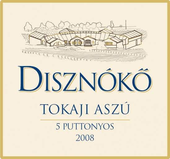 Disznókő Tokaji Aszú 5 Puttonyos 2008 500ml Bottle