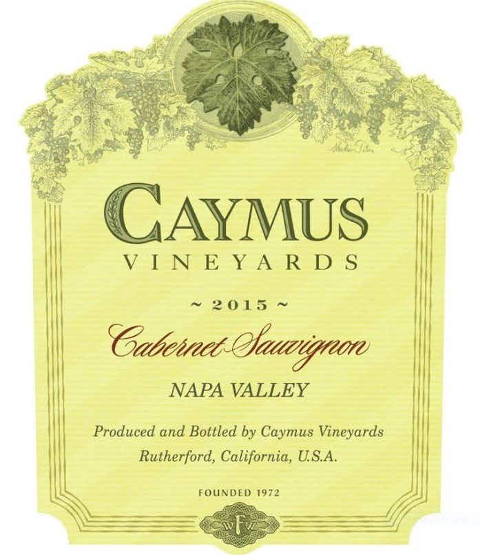 Caymus Napa Cabernet Sauvignon Double Magnum, 2015 3L Bottle