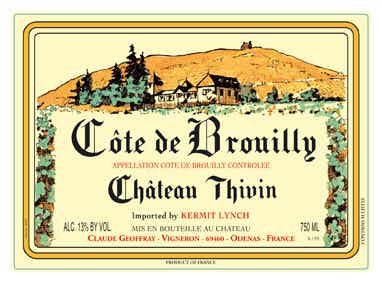 Château-Thivin Côte de Brouilly 2016