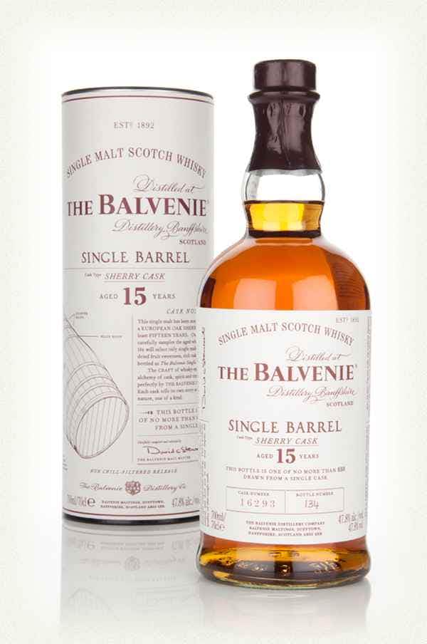 Balvenie Single Barrel Single Malt Scotch Whisky 15 year old
