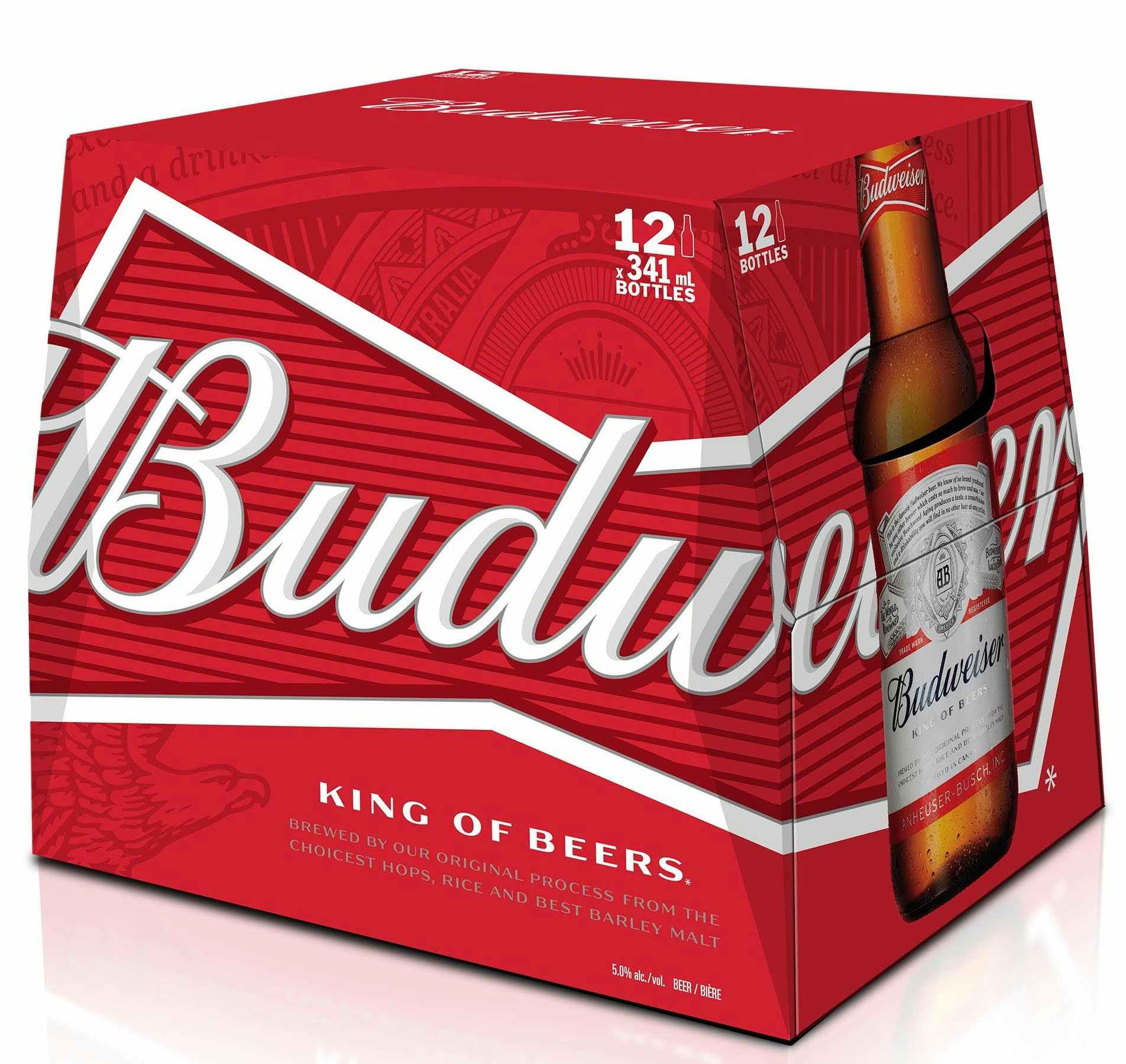 Budweiser Beer 12 pack 40oz Bottle