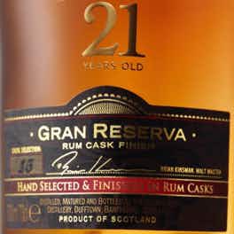 Glenfiddich Reserva Rum Cask Finish Single Malt Scotch Whisky 21 year old