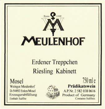 Weingut Meulenhof Erdener Treppchen Riesling Kabinett 2016