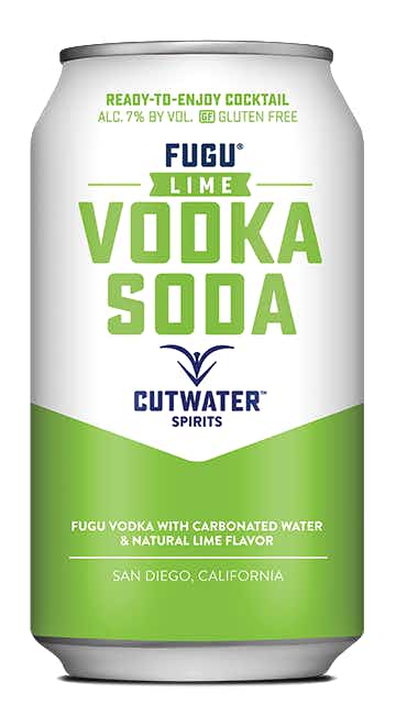 Cutwater Spirits Lime Vodka Soda 4 pack 12oz Can