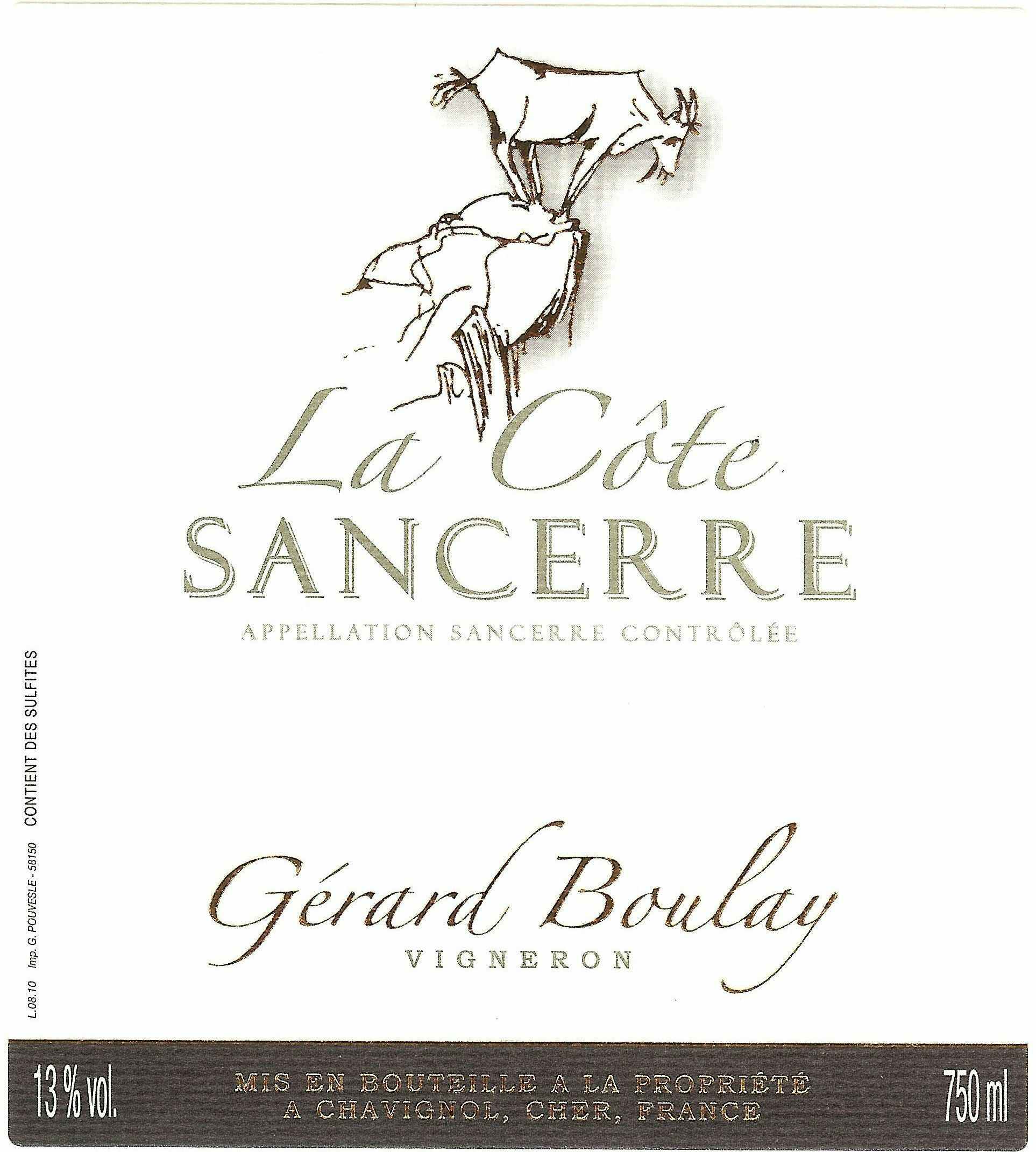 Gerard Boulay SANCERRE LA COTE 2016