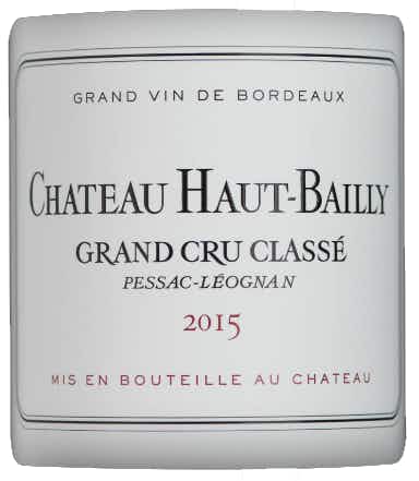 Chateau Haut-Bailly Pessac Leognan 2015