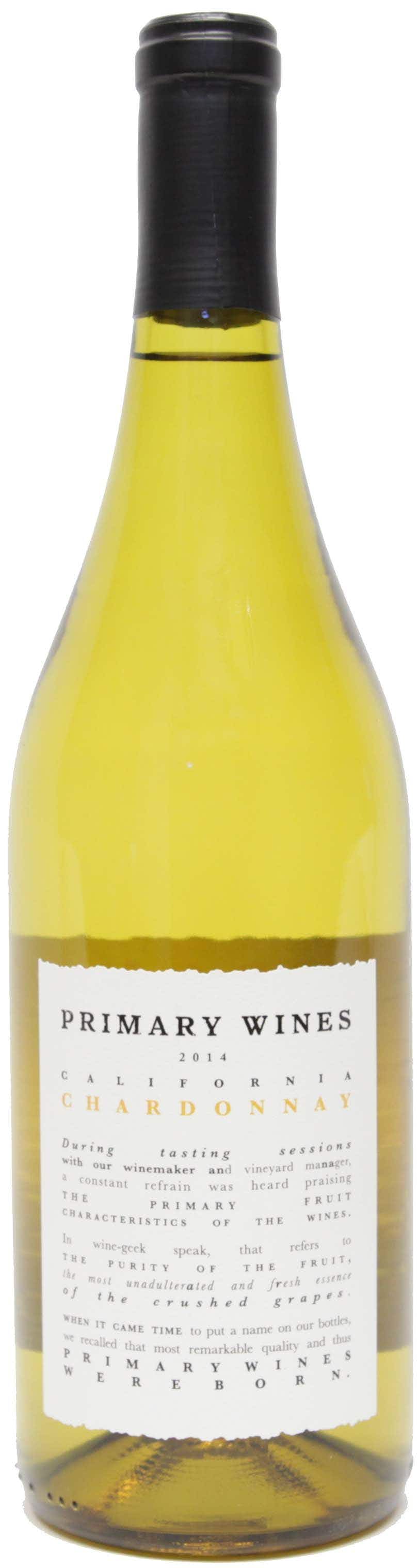 Primary Wines California Chardonnay 2015
