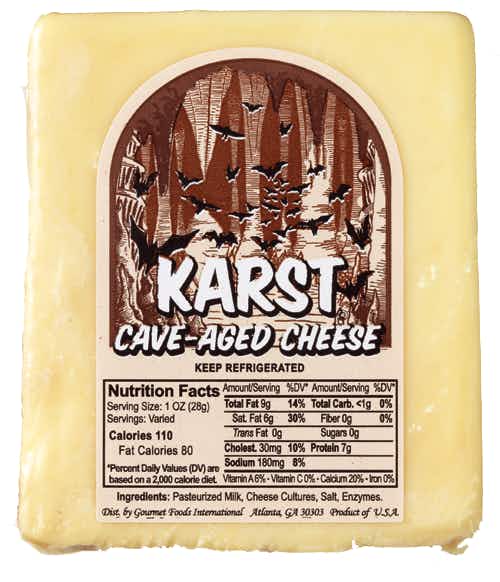 Karst Cave-Aged Cheddar Gruyere Blend 8oz
