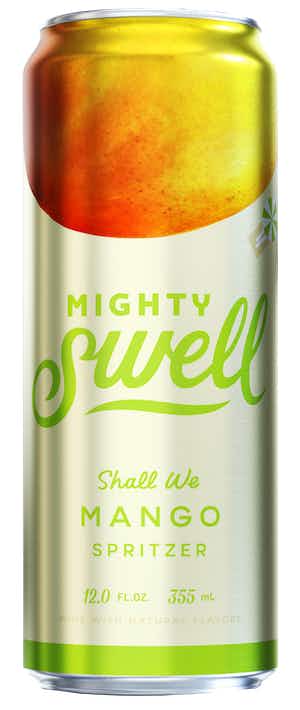Mighty Swell Shall We Mango Spritzer 4 pack 12oz Can