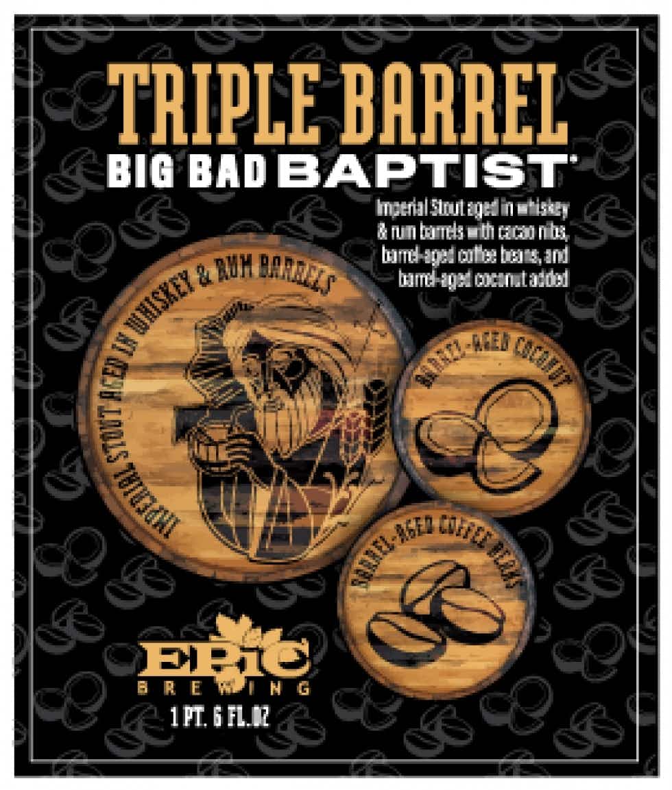 Epic Brewing Triple Barrel Big Bad Baptist 22oz