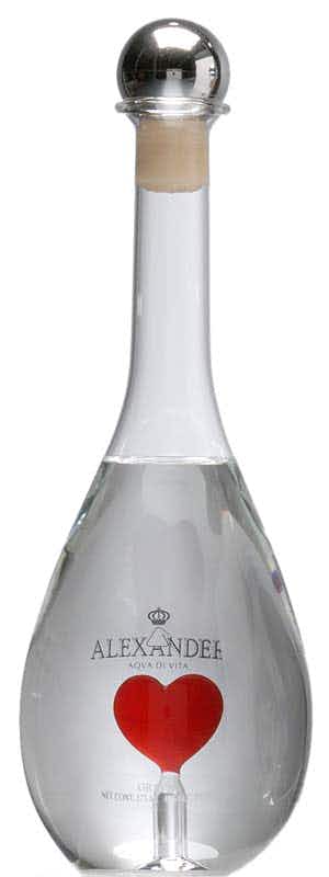 Bottega Alexander Aqva Di Vita Heart Grappa NV 375ml