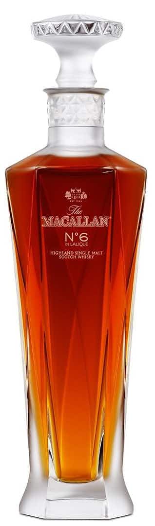 Macallan No. 6 Single Malt Scotch Whiskey in Lalique Decanter