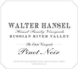 Walter Hansel Estate Pinot Noir 2015