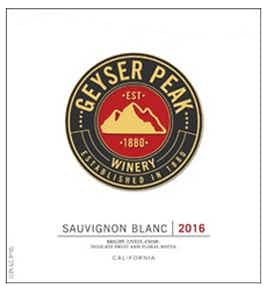 Geyser Peak Sauvignon Blanc 2016