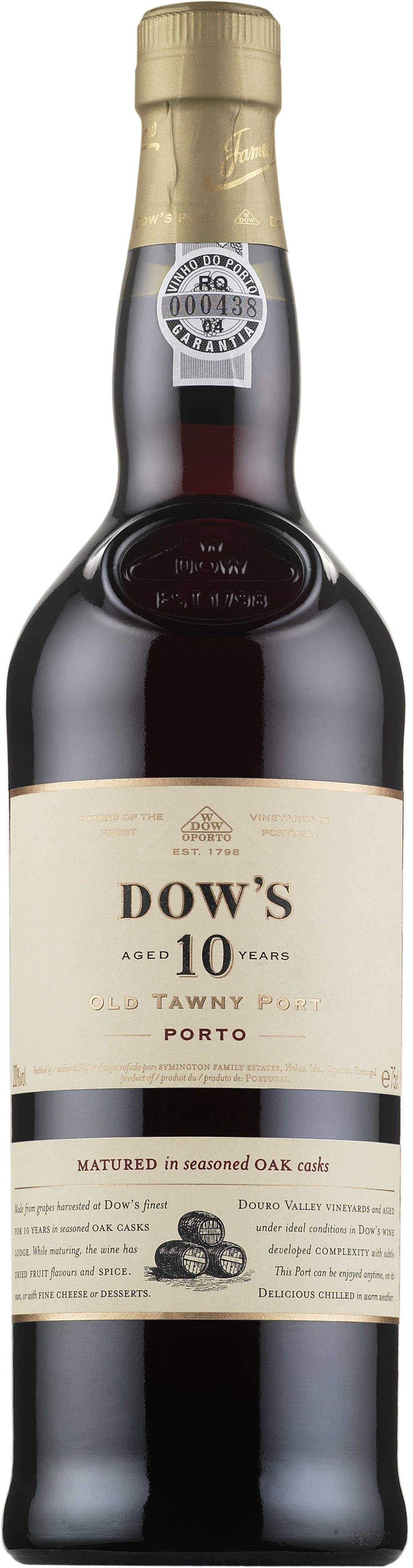Dow's Ten Year Old Tawny Port NV
