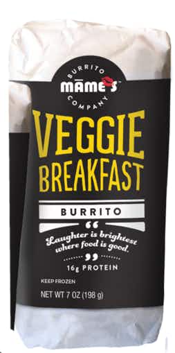 Mame's Burritos Veggie Breakfast Burrito 7oz