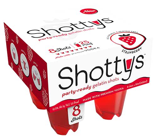 Shottys Strawberry 8 pack 50ml