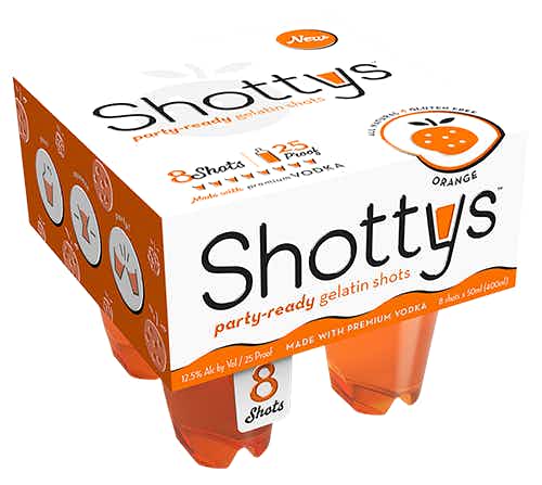 Shottys Orange 8 pack 50ml