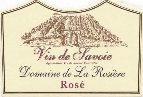 Domaine de la Rosiere Rosé de Savoie 2017