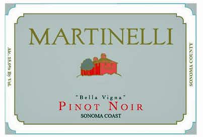 Martinelli Bella Vigna Pinot Noir 2016