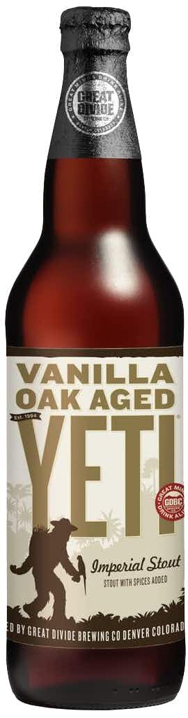 Great Divide Yeti Vanilla Oak Aged Imperial Stout 22oz Bottle