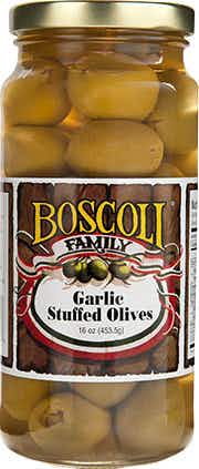 Boscoli Garlic Stuffed Olives 16oz